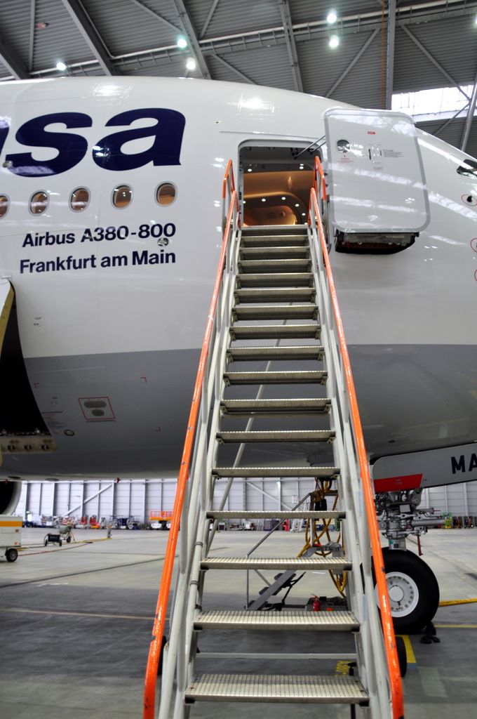 Der erste Airbus A380 der Lufthansa