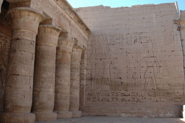 Ein Tempel bei Luxor