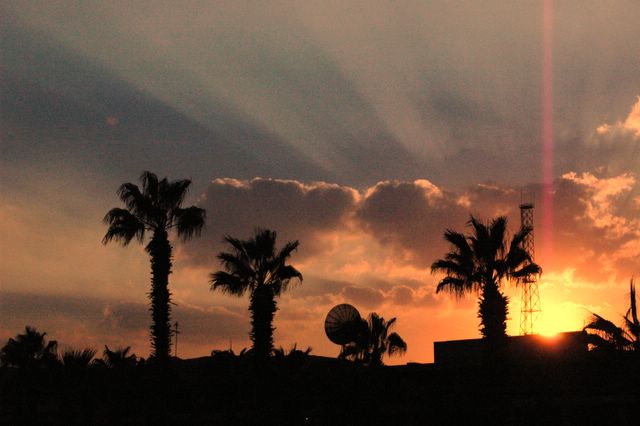 Abenddämmerung in Ägypten