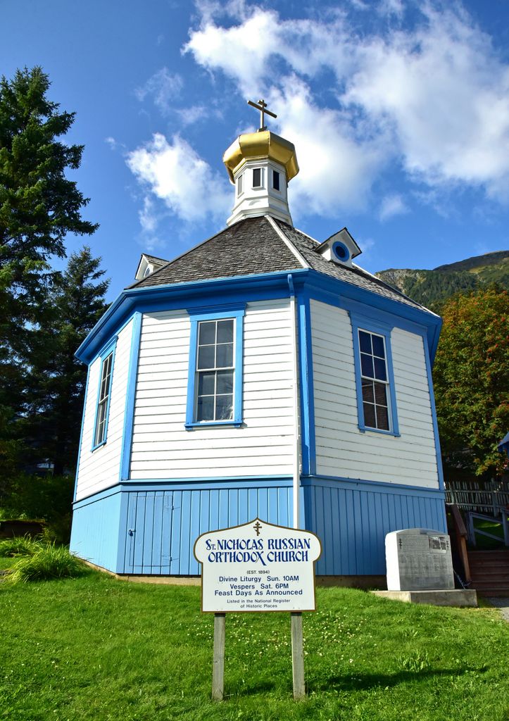 Die St. Nicholas Russian Orthodox Church in Juneau