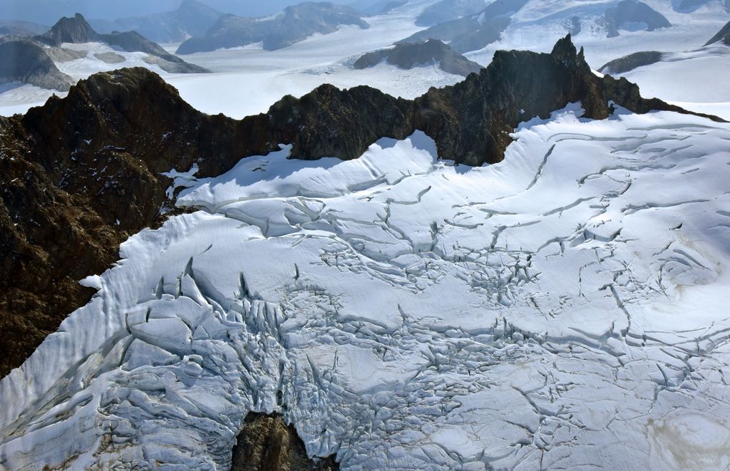 Der Taku Gletscher in der Nähe von Juneau