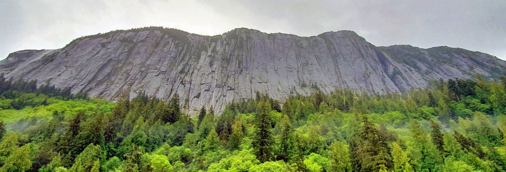 Ein Berg in den Misty Fjords