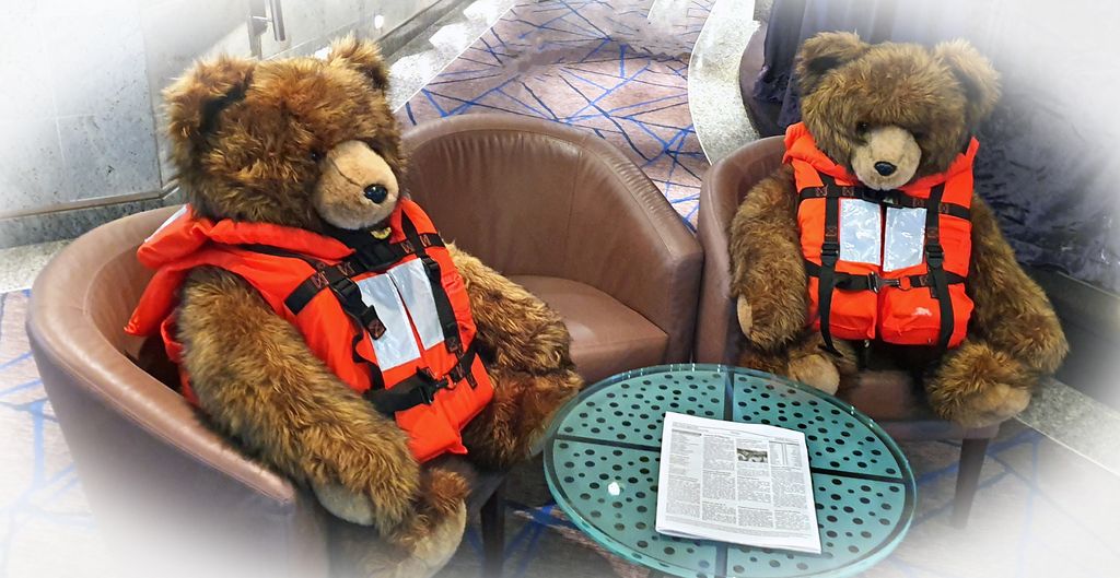 Bärenstarke Mitreisende auf der Seabourn Sojourn