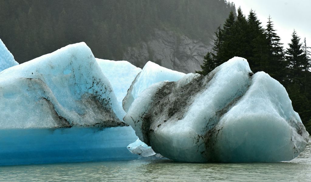 Eisberge im Shakes Lake