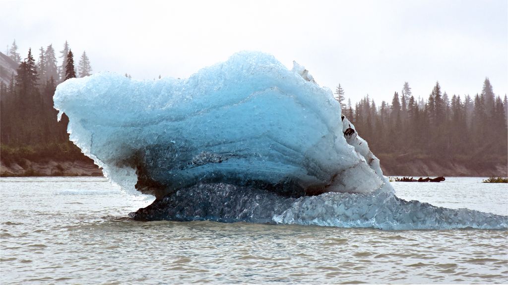 Eisberge im Shakes Lake