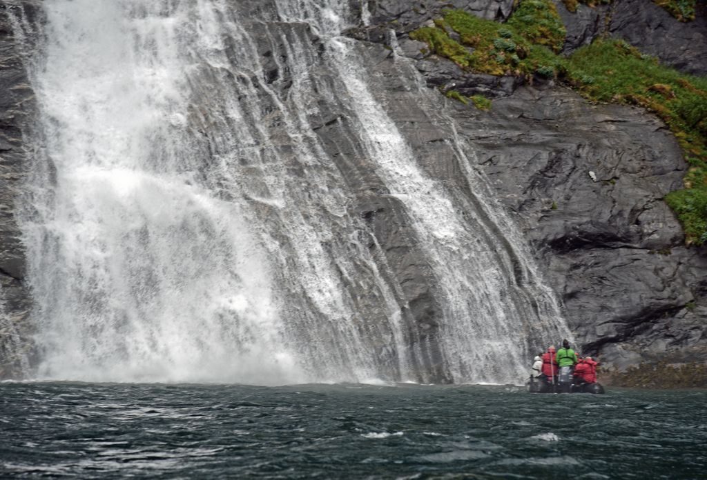 Der Freier im Geiranger-Fjord, Norwegen. Präsentiert à la Silversea