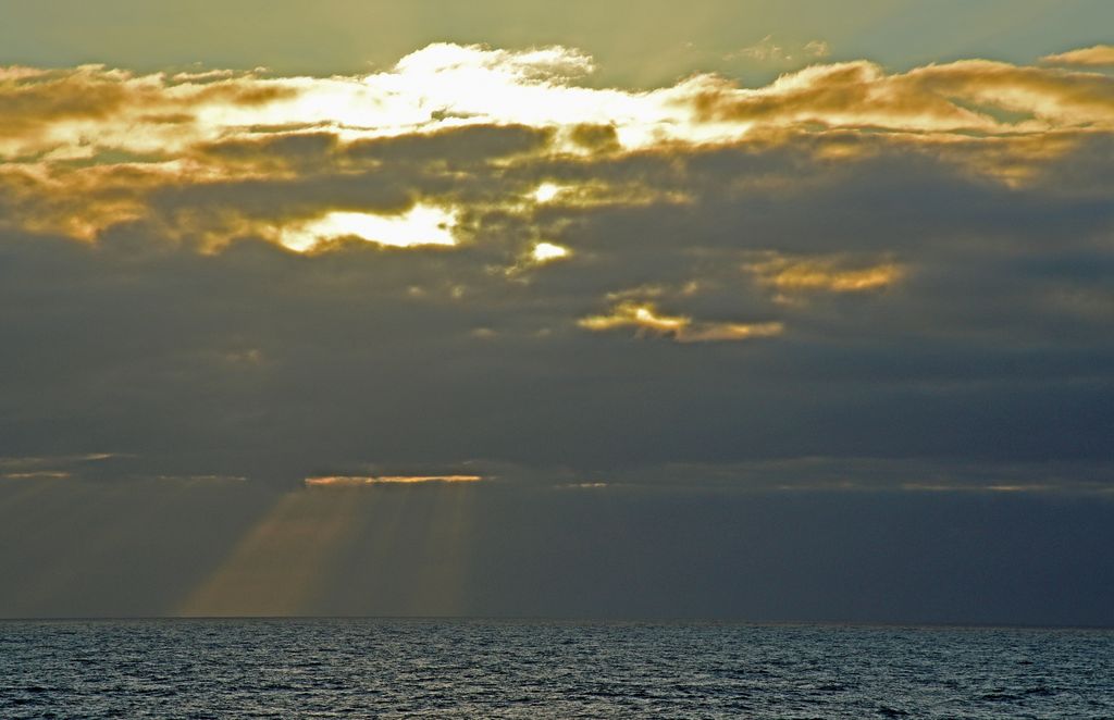 Sonnenuntergang im Nordmeer