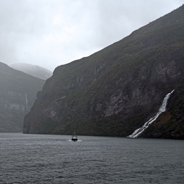 Der Freier im Geiranger-Fjord, Norwegen