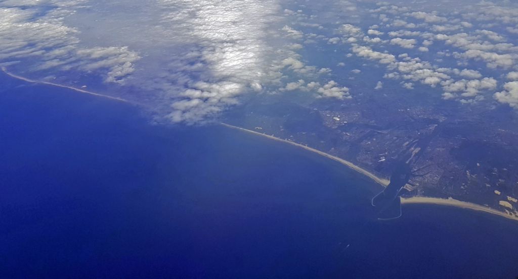 Anflug auf Edinburgh