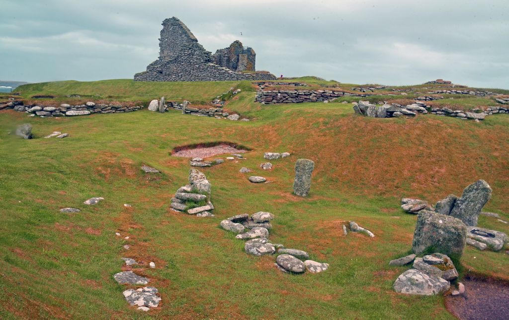 Der Jarlshof in Shetland, Schottland