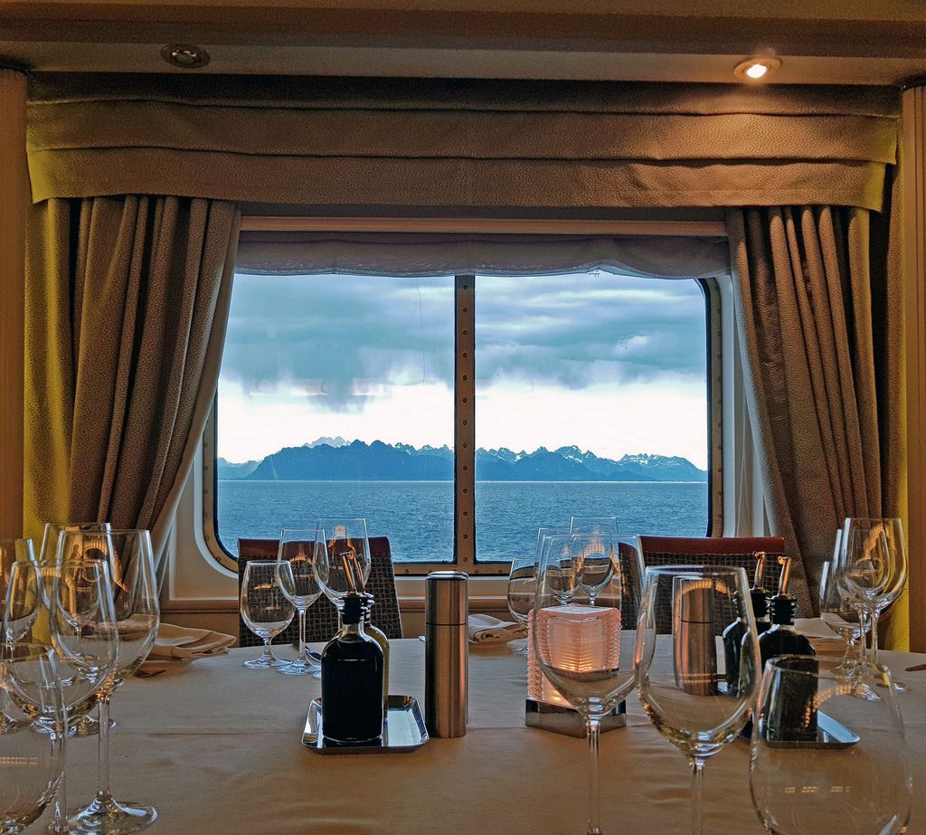 Das Restaurant auf der Silversea Cloud