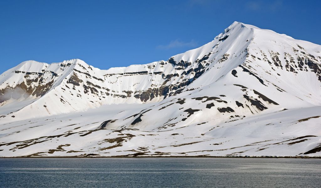 Blick auf Burgerbukta, Spitzbergen