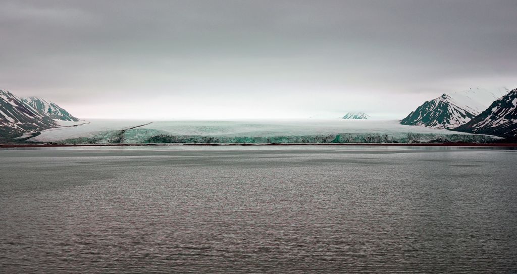 Der Gletscher Recherchebreen, Recherchefjorden, Spitzbergen