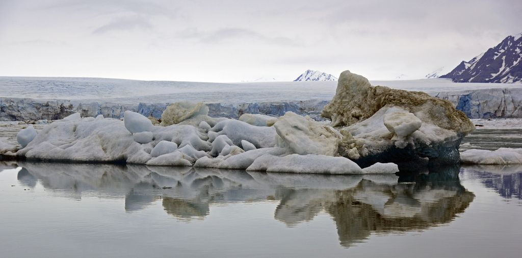 Wasser-Spiegelungen im Recherchefjorden