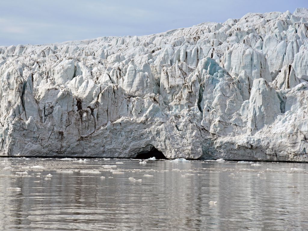 Ein Gletscher bei Alkhornet, Spitzbergen