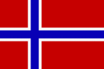 Die Nationalflagge von Norwegen