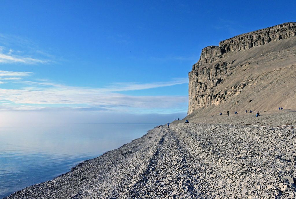 Der Strand von Beechey Island