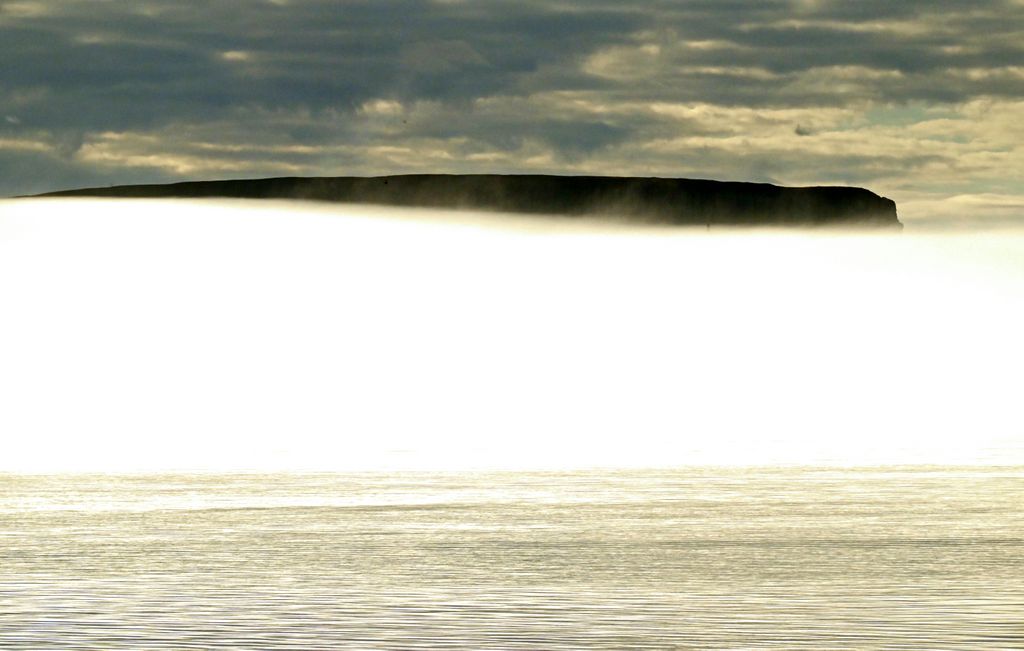 Nebel auf Beechey Island