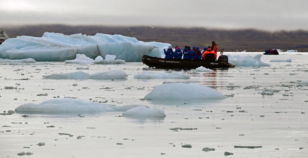 Eisberge in der Croker Bay