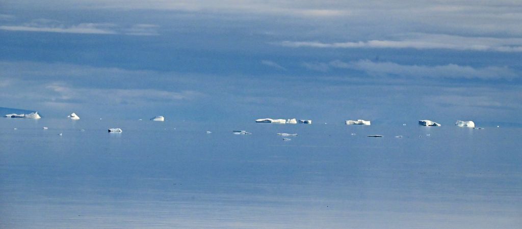 Auf dem Weg zur Packeis-Grenze im Norden von Grönland