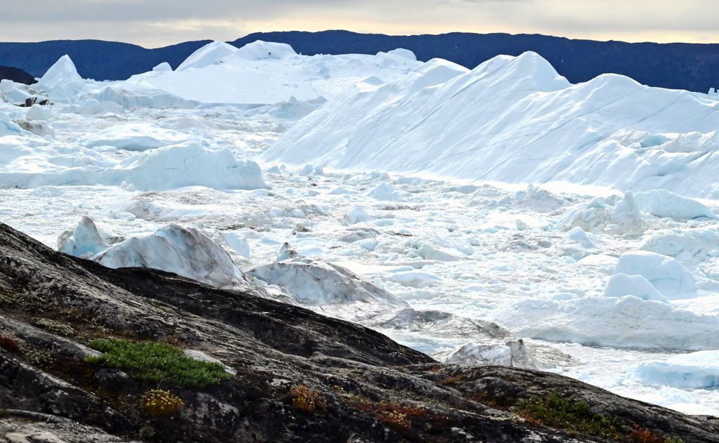 Blick auf den Ilulissat-Eisfjord