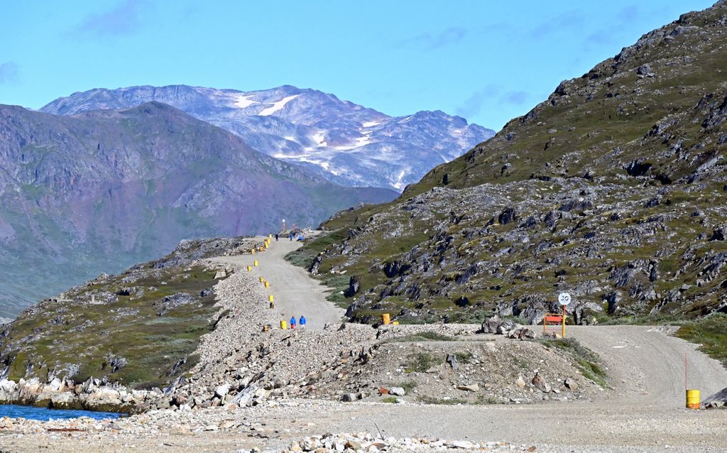 Die Straße von Ivittuut nach Kangilinnguit