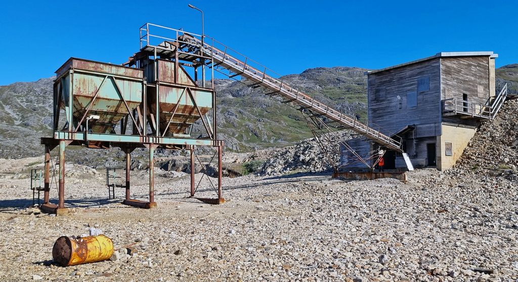 Früherer Erzabbau in Ivittuut