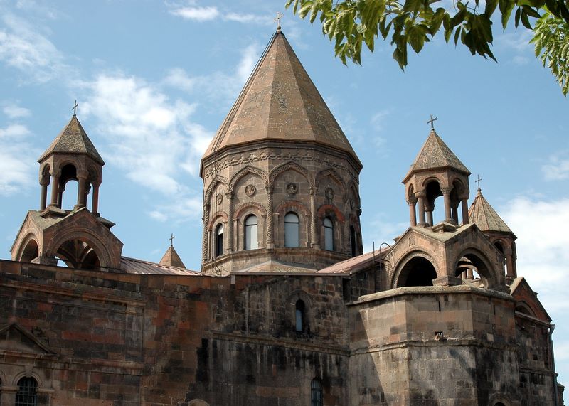 Das Zentrum der armenisch-gregorianischen Kirche, die Kathedrale Edschmiatsin