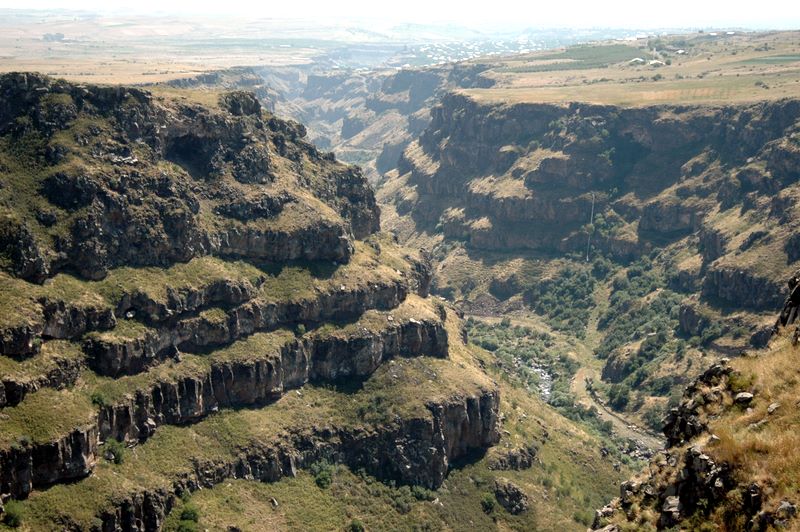 Eine Schlucht bei Saghmosavank