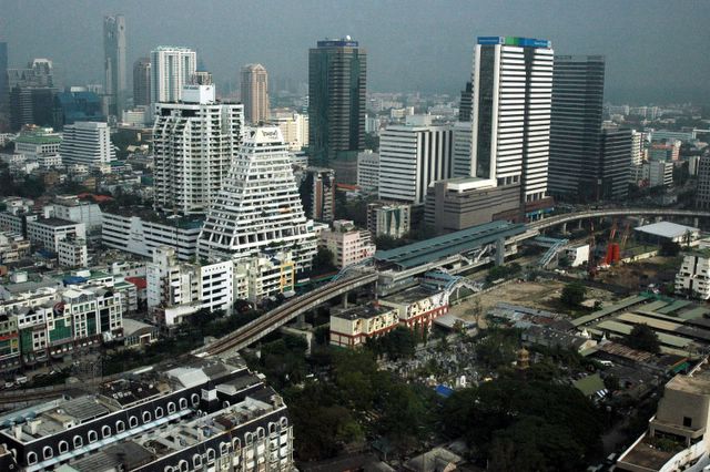 Blick vom Sofitel Bangkok