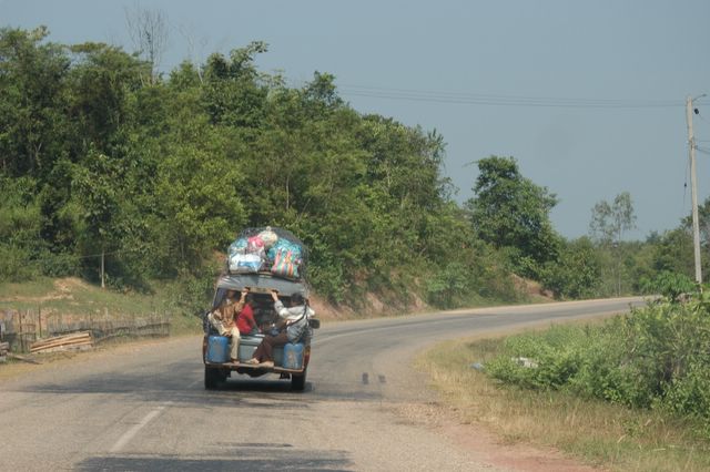 Auf der Strasse nach Vang Vieng