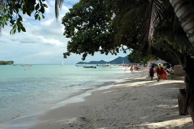 Der Strand am Hotel Amari Reef in Koh Samui