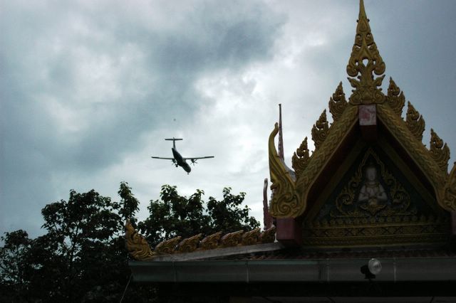 Landeanflug auf Airport Koh Samui