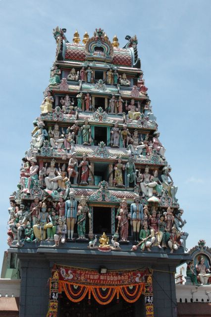 Ein Tempel in Chinatown von Singapur