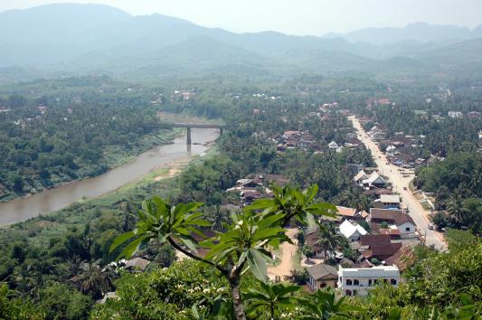 Blick auf Luang Prabang