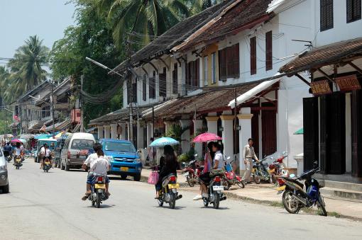 Rushhour in Luang Prabang