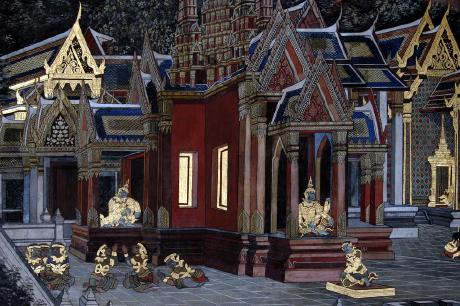 Im großen Palast von Bangkok