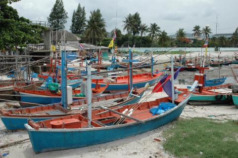 Im Hafen von Hua Hin