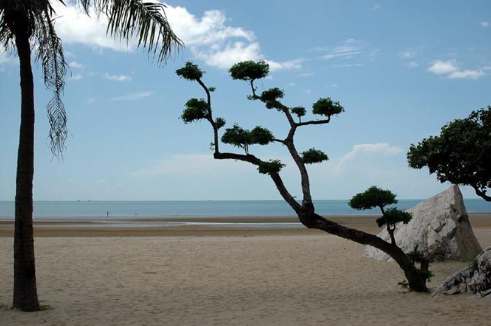 Strand in der Nähe von Hua Hin