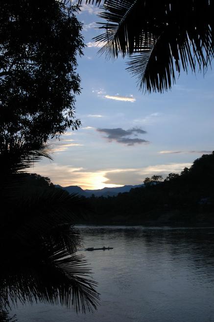 Sonnenuntergang in Luang Prabang