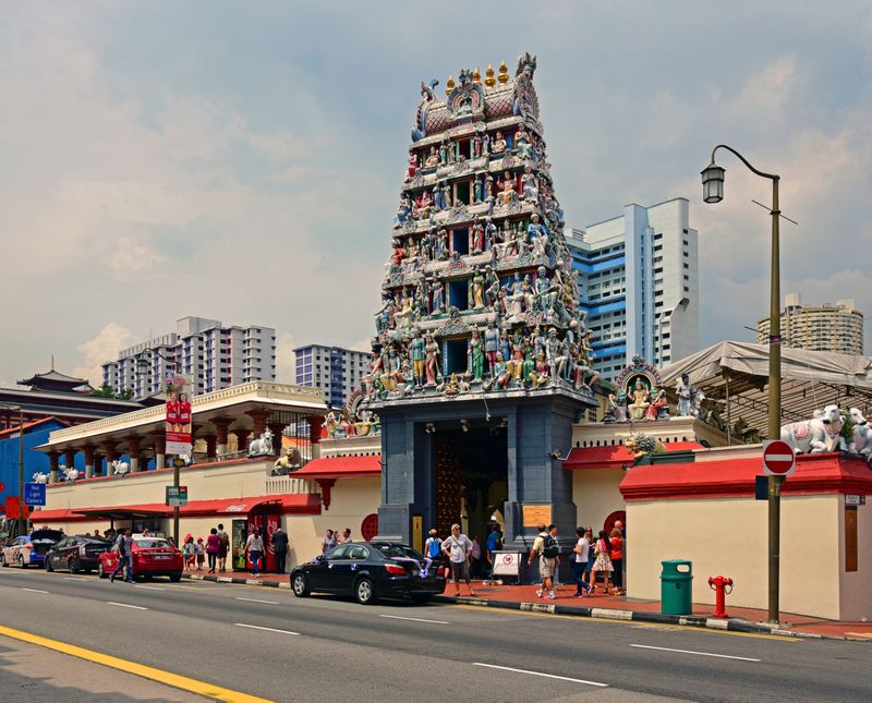 Sri Mariamman Tempel / Singapur