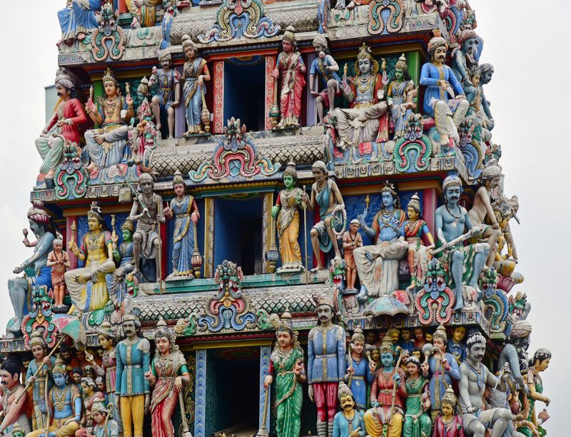 Sri Mariamman Tempel / Singapur