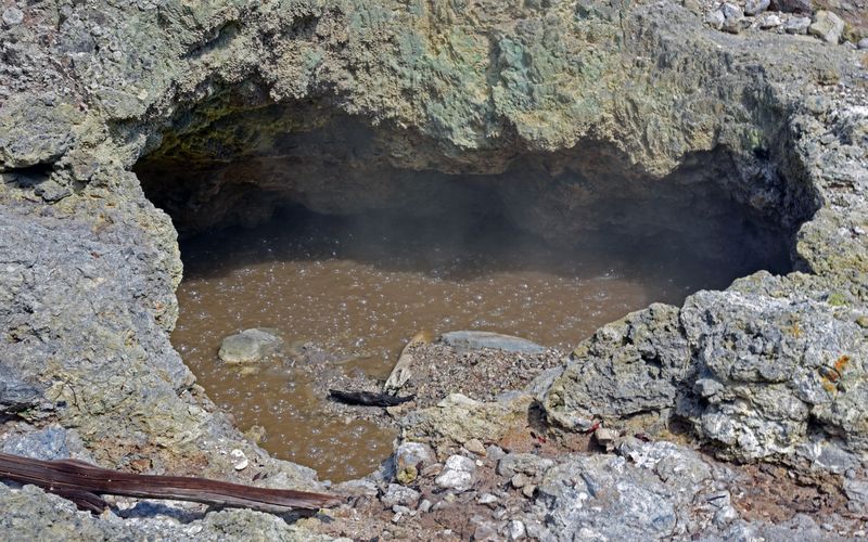 Jaboi Geothermal Spot auf der Insel Weh