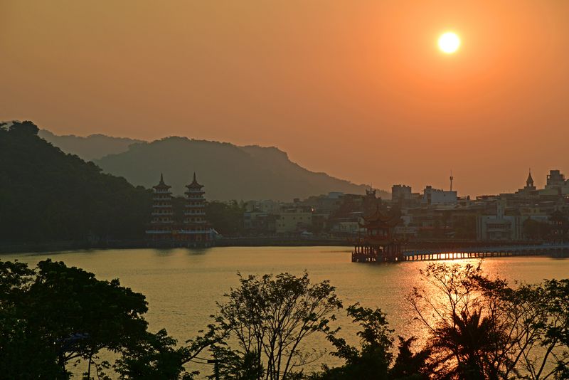 Sonnenuntergang in Kaohsiung