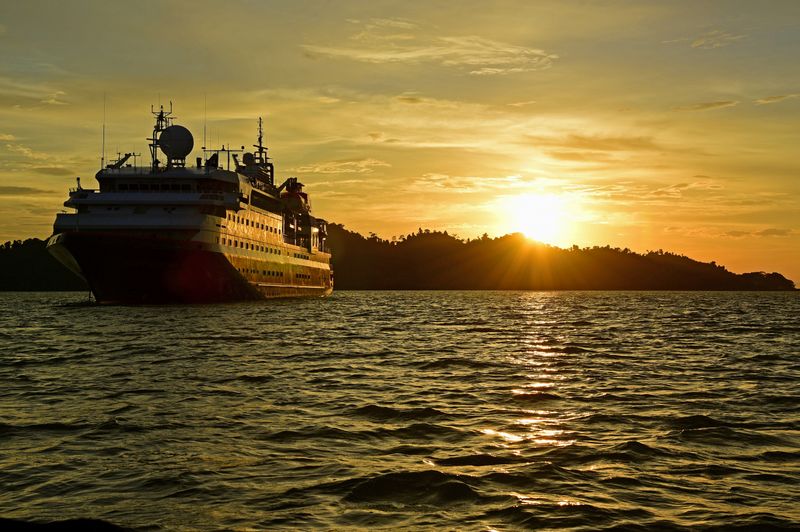 Sonnenuntergang in Kawthaung