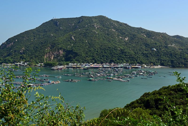 Eine tolle Aussicht auf Lamma Island / Hongkong