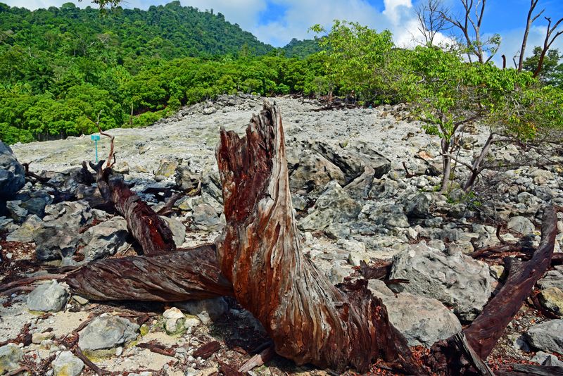 Jaboi Geothermal Spot auf der Insel Weh