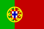 Die Nationalflagge von Portugal