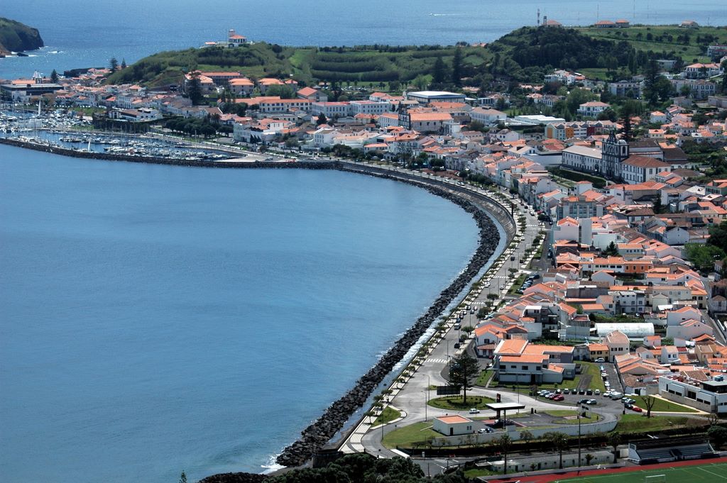 Blick auf Horta / Faial