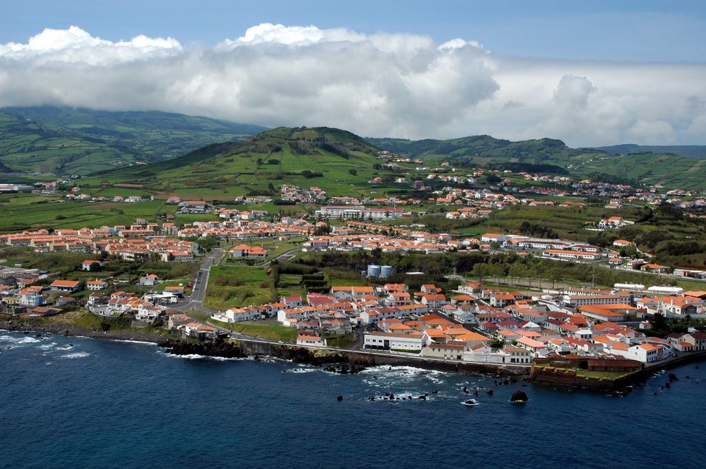 Blick auf Horta / Faial